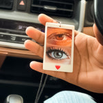Couple Eye Car Hanger (2×3" – Custom Eye Photo)| Love Craft Gifts