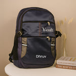 Personalized Navy Blue Backpack with Name – Lightweight Daily Use Bag for School, Travel & Work | Love Craft Gifts