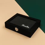 Black Velvet Jewellery Organizer Box | Love Craft Gifts