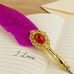 Vintage Feather Calligraphy Pen Gift Set – With Ink, Wax Seal & Accessories | Love Craft Gifts
