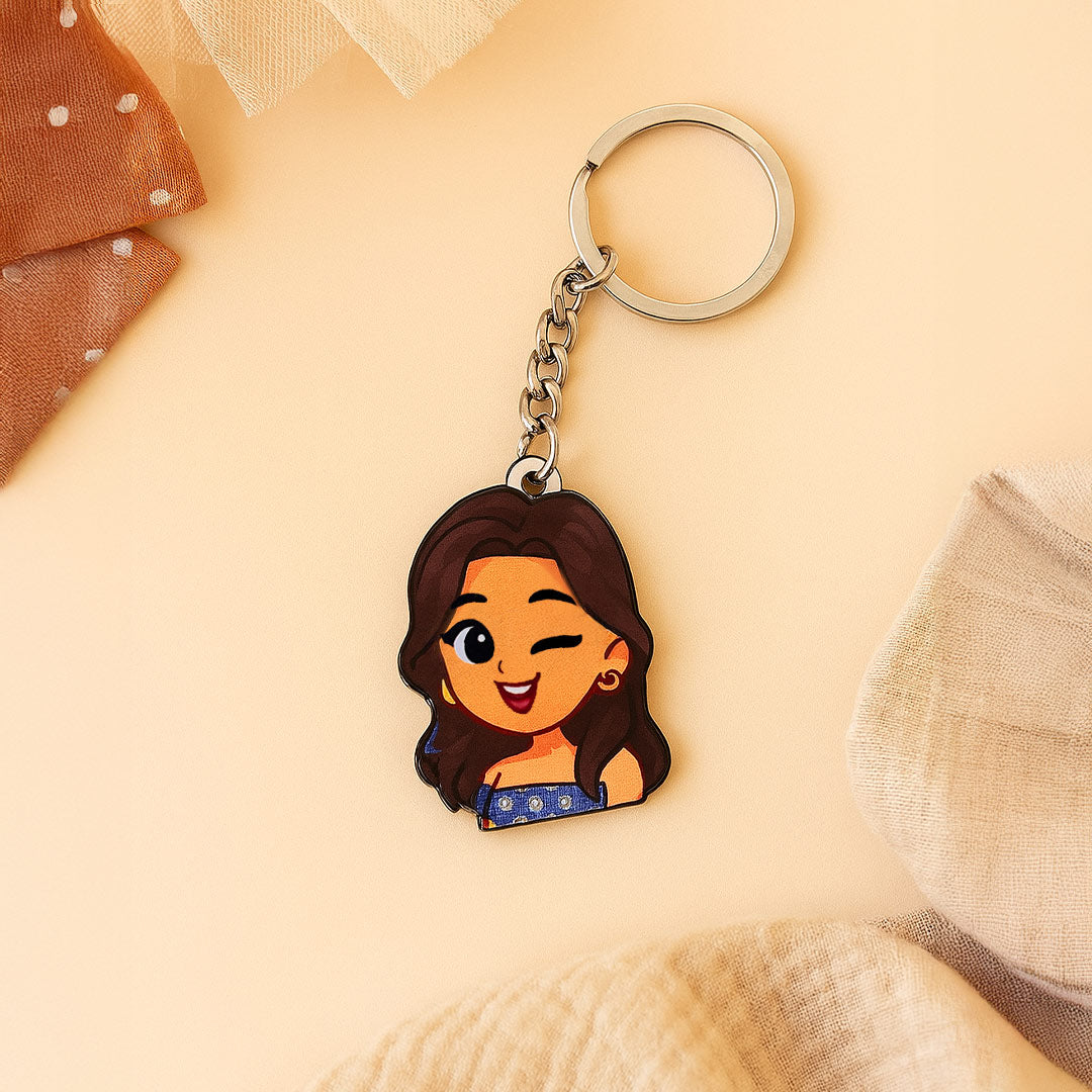 Personalized Emoji Keychain – 12-Piece Combo Set | Love Craft Gifts