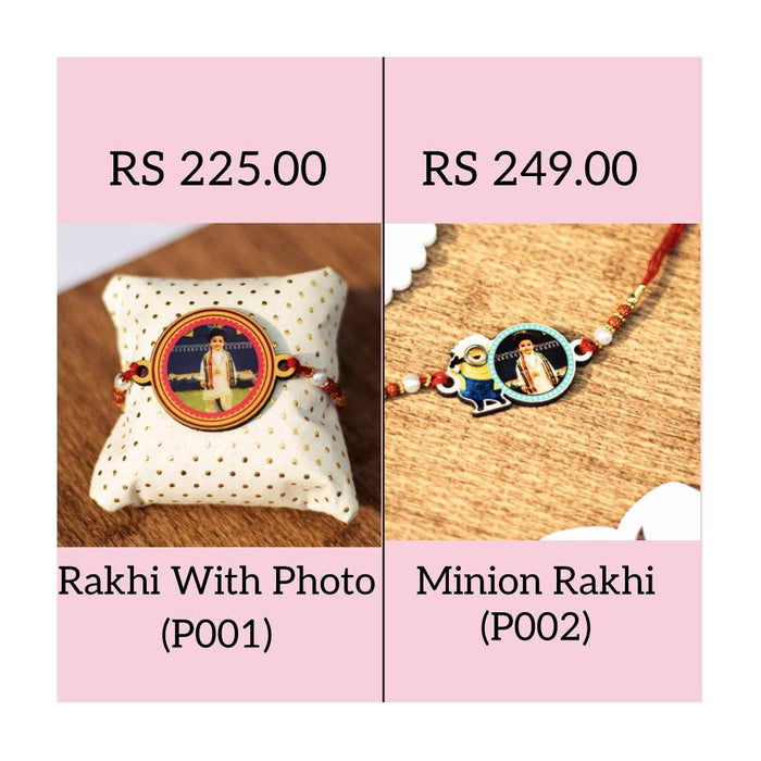 Personalized Name Rakhi for Raksha Bandhan  With Photo