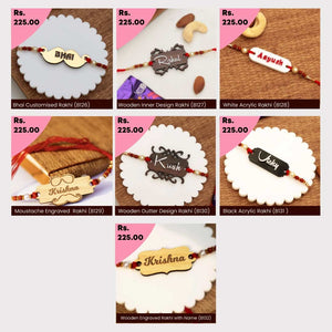 Personalized Name Rakhi for Raksha Bandhan