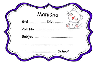 White Kitty Name Slips