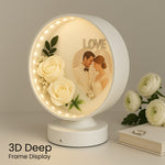 White  Glow Frame Lamp | Love Craft Gifts