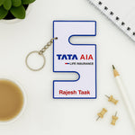 Personalized Dual-Use Keychain & Phone Stand – Custom Name & Logo Acrylic Gift | Love Craft Gifts