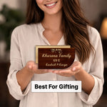 Product Title – Personalized Wooden Family Name Plate – Custom House Name Sign (10×6 Inch) | Love Craft Gifts