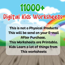 Online Worksheet For Kids Early Learning- Brain & Fun Activities Bundle (3 to 8 years)