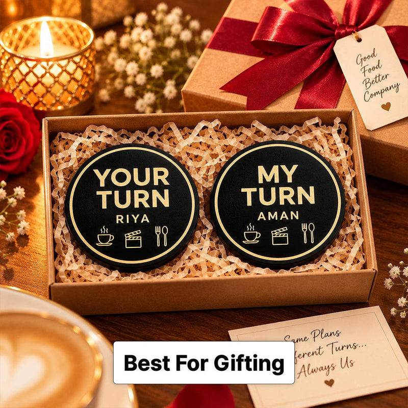 Your Turn My Turn Personalized Toss Coin for Husband Wife & Couples | Love Craft Gifts™