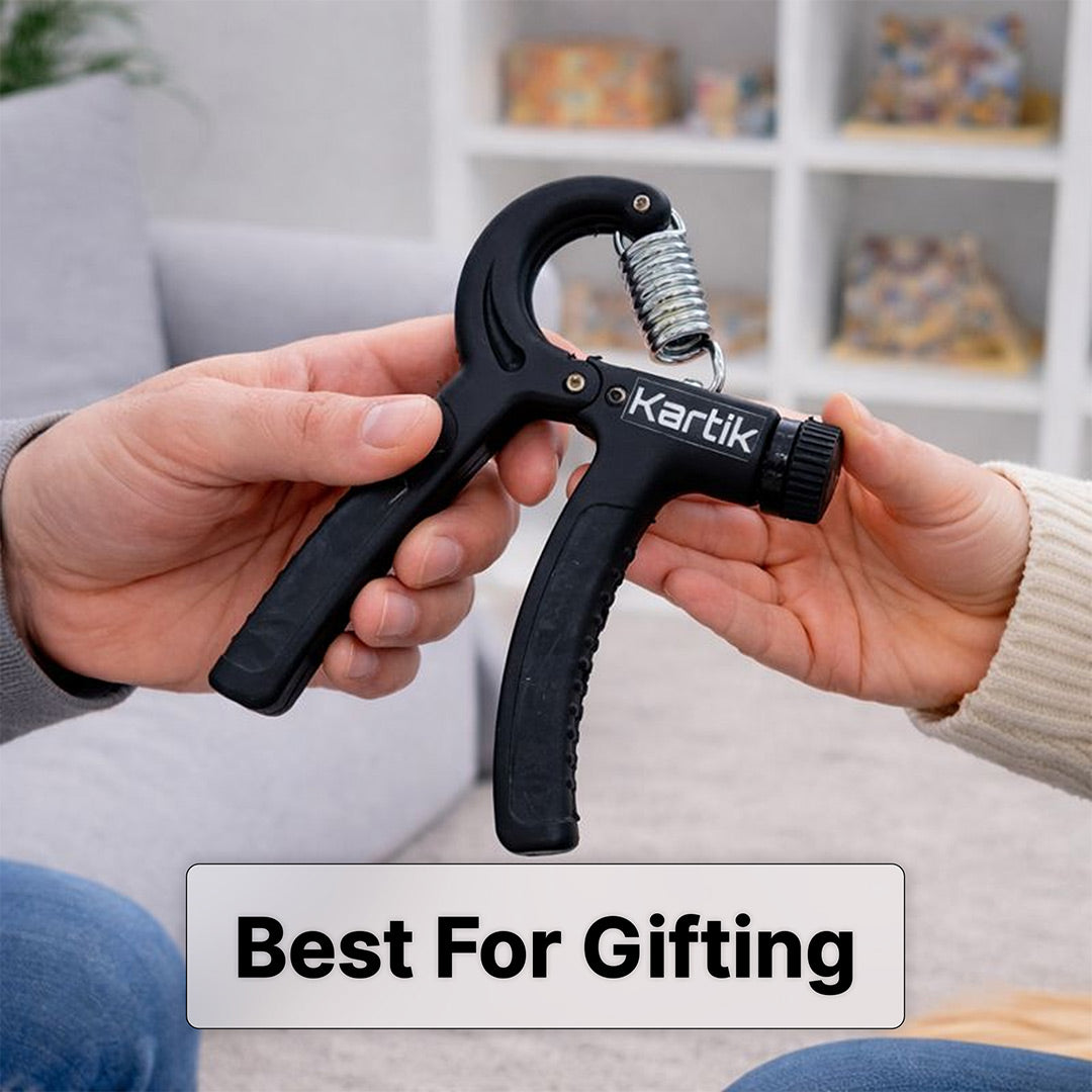 Personalized Adjustable Hand Grip Strengthener with Counter (Up to 60kg) | Love Craft Gifts