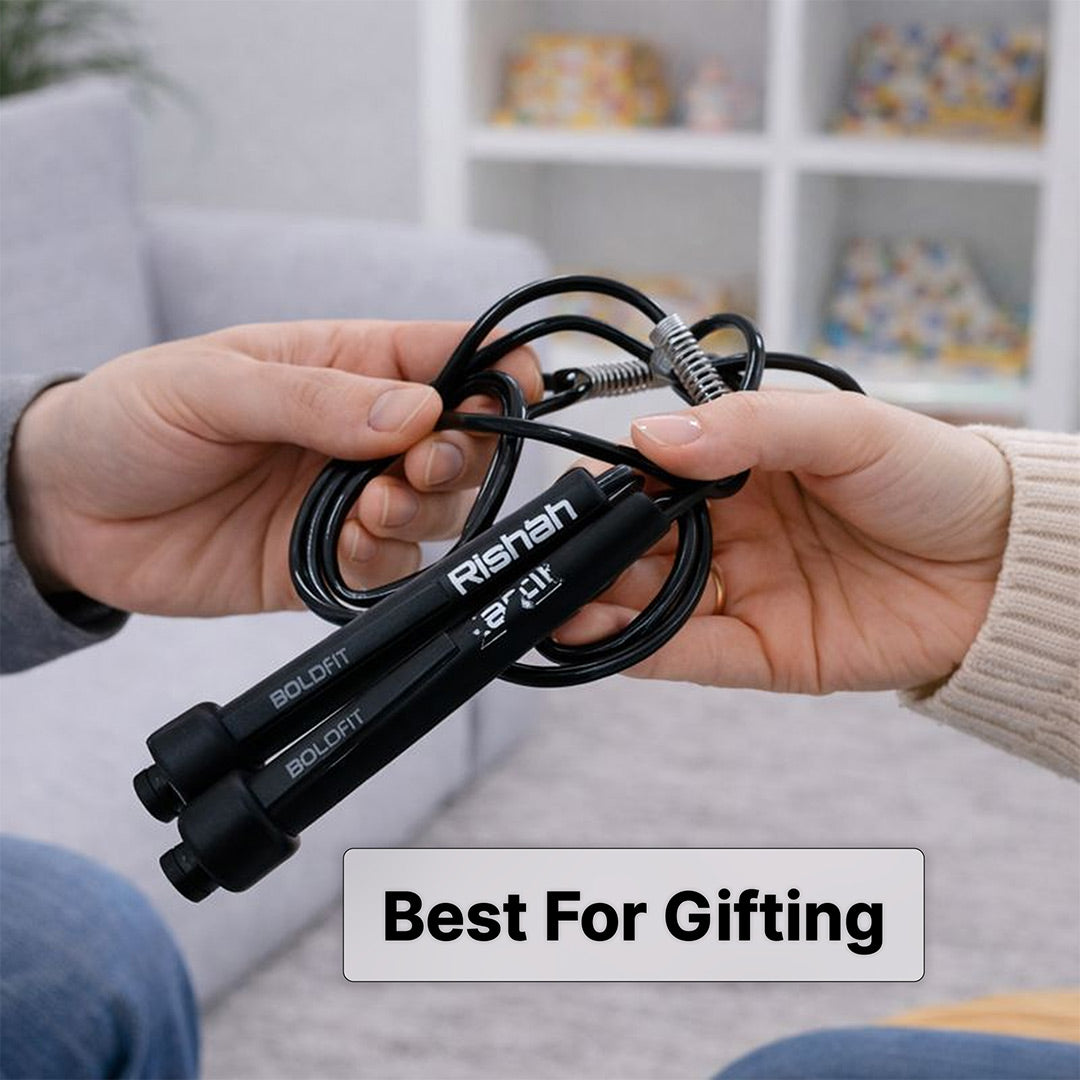 Personalized Skipping Rope with Name Print (Adjustable Fitness Jump Rope) | Love Craft Gifts