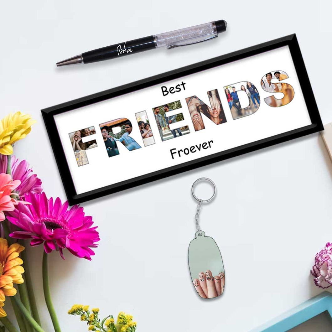 Friends Frame, Pen & Keychain Gift Combo | Love Craft Gifts