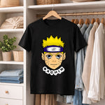 Personalized Ninja Anime Face Name T-Shirt for Kids – Custom Printed Black Tee | Love Craft Gifts