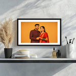 Personalized Horizontal Couple Photo Frame (12×8”) | Love Craft Gifts