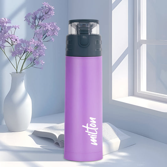 Personalized Milton Atlantis 600 Thermosteel Bottle - Hot & cold Water Bottle