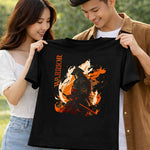 Warrior Fire Graphic Print Black T-Shirt – Unisex Casual Wear | Love Craft Gifts