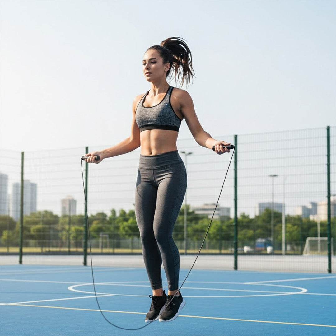 Personalized Skipping Rope with Name Print (Adjustable Fitness Jump Rope) | Love Craft Gifts
