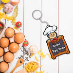 Chef Keychain With Name | Love Craft Gifts