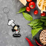 Chef Keychain With Name | Love Craft Gifts