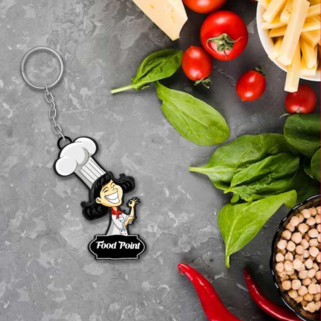 Chef Keychain With Name | Love Craft Gifts