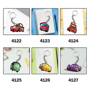 Lightning McQueen Cars Charcaters Keychain | Love Craft Gifts