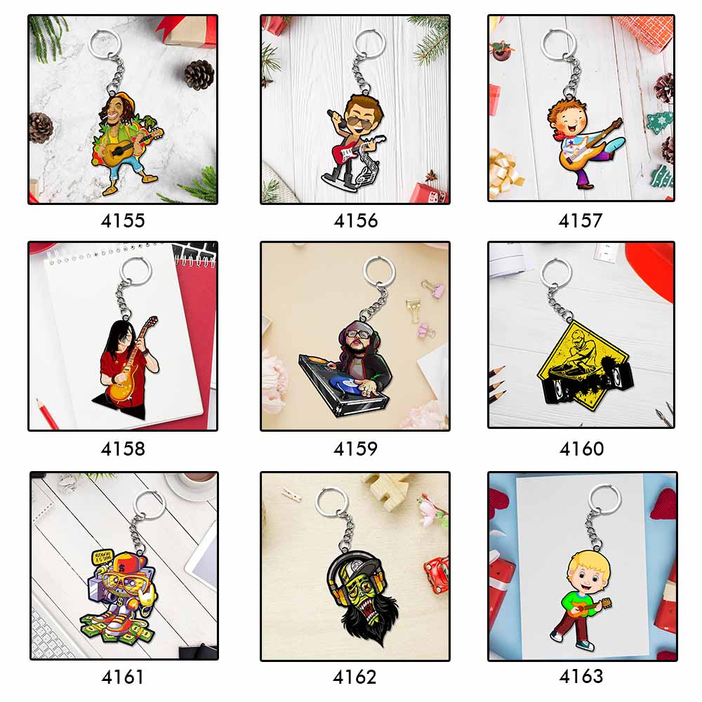 Musician Keychain | Love Craft Gifts