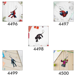 Spider-Man Cartoon Character Keychain Or Keyrings | Love Craft Gifts