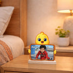 Personalized Cartoon Baby Photo Frame (6x6 Inch) – Custom Name Kids Table Decor Gift | Love Craft Gifts™