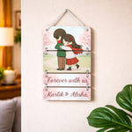 Personalized Couple Wall Hanging Frame (15x9 Inch) | Love Craft Gifts