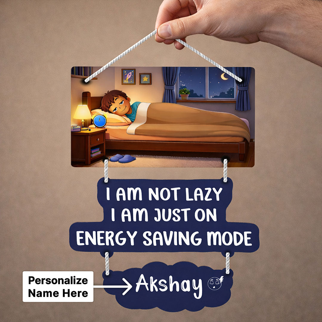 Personalized Funny Kids Wall Hanging Frame – Custom Name Bedroom Décor (15x9 Inch) | Love Craft Gifts