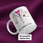 Personalized Doctor Theme Coffee Mug Custom Name Medical Gift Ceramic Cup 350ml | Love Craft Gifts