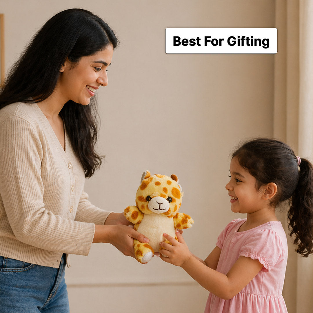 Personalized Cute Giraffe Soft Toy – Custom Name Plush Teddy Gift for Kids | Love Craft Gifts™