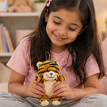 Personalized Cute Tiger Soft Toy – Custom Name Plush Teddy Gift for Kids | Love Craft Gifts™