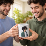 Personalized Kawaii Illustration Ceramic Mug – 250ml Cute Cartoon Gift | Love Craft Gifts