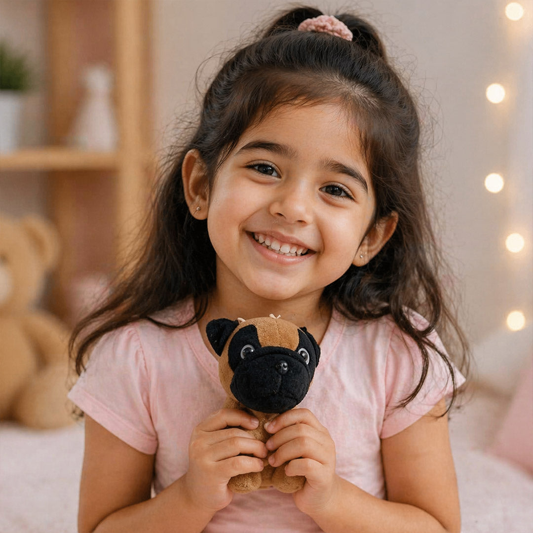 Cute Pug Soft Toy Plush Gift – Premium Kids Decor & Cuddly Companion (Standard Size) | Love Craft Gifts™
