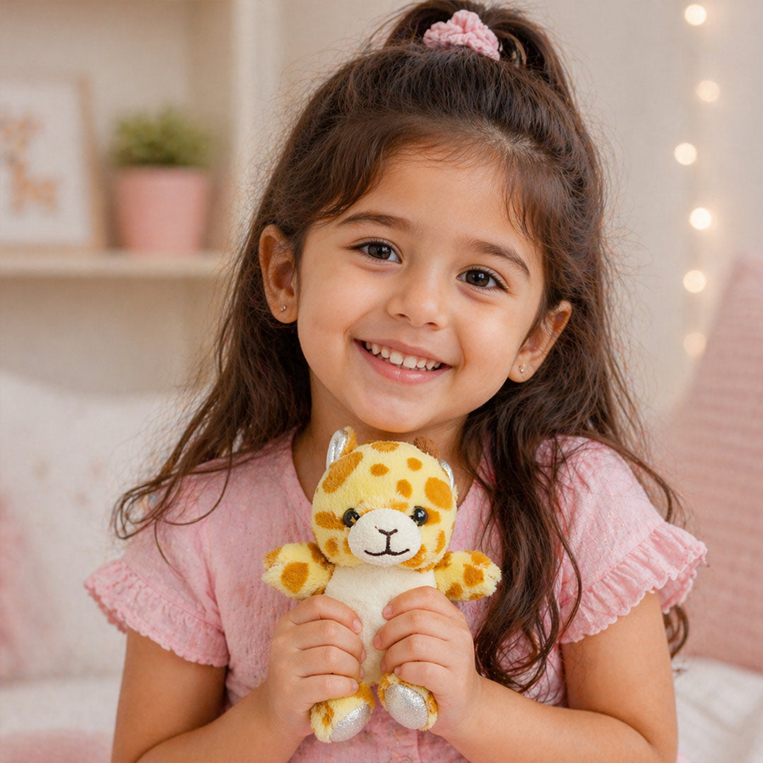Personalized Cute Giraffe Soft Toy – Custom Name Plush Teddy Gift for Kids | Love Craft Gifts™