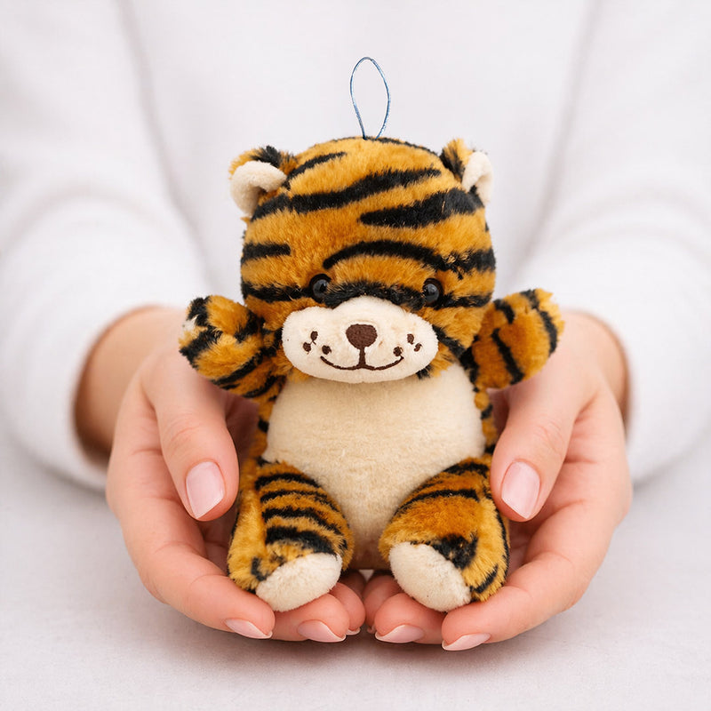 Personalized Cute Tiger Soft Toy – Custom Name Plush Teddy Gift for Kids | Love Craft Gifts™