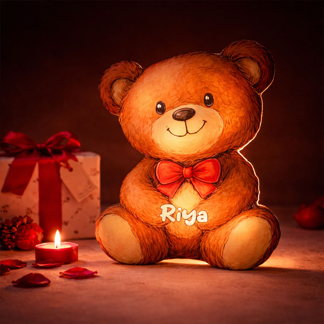 Teddy Love Light – A Name, A Glow, A Memory | Love Craft Gifts