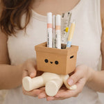 Personalized Cute Desk Pen Stand – Custom Name Organizer Holder Gift for Him & Her | Love Craft Gifts™