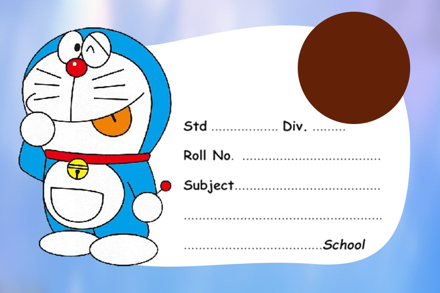 Doraemon  Personalised  Notebook Name Slips | Love Craft Gifts |