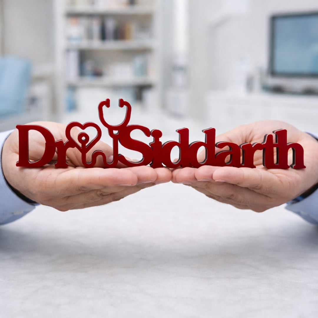 Personalized Doctor Name Desk Decor