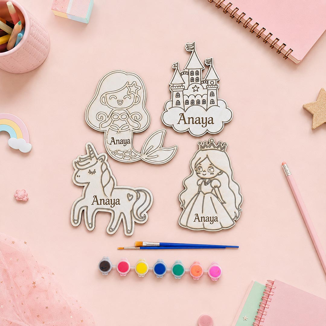 Personalized DIY Princess Painting Kit | Gift for Girls | Love Craft Gifts™