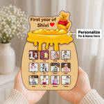 Personalized Baby First Year Memory Frame (11x15 Inch) – Custom Photo & Name Milestone Gift | Love Craft Gifts™