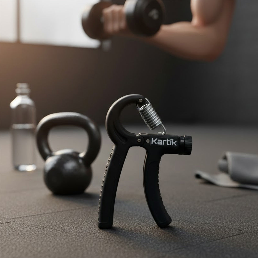 Personalized Adjustable Hand Grip Strengthener with Counter (Up to 60kg) | Love Craft Gifts