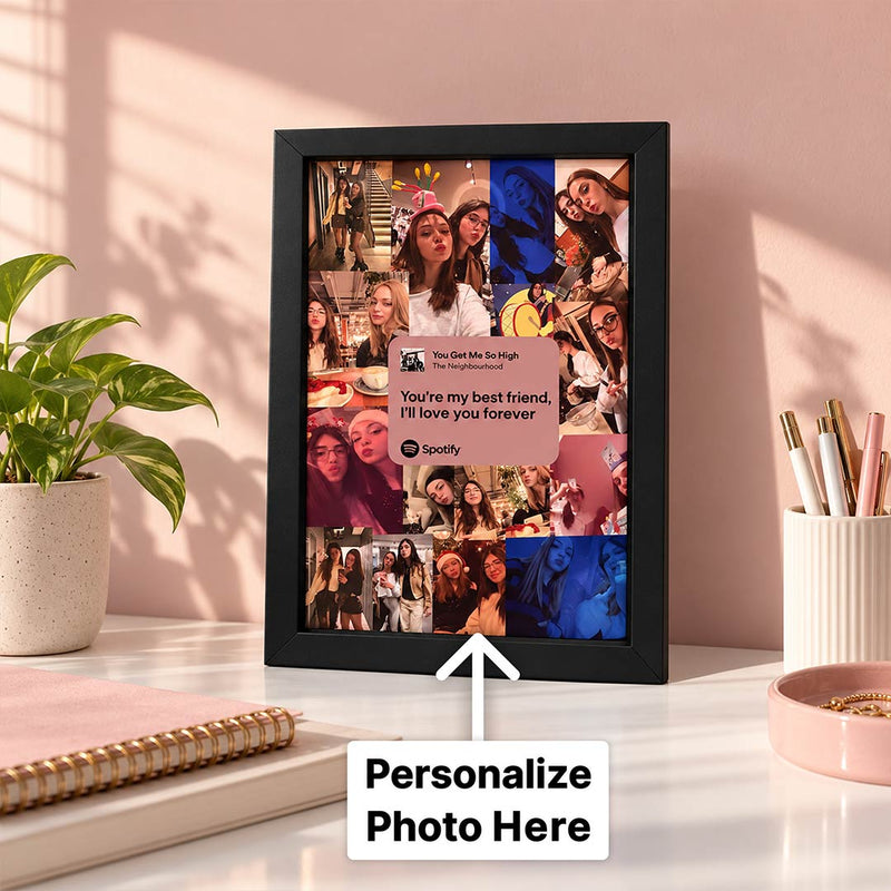 Personalized Best Friend Photo Frame | Custom Friendship Memory Display | Love Craft Gifts™