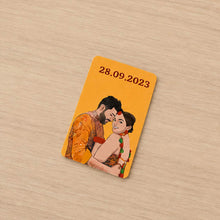 Personalized Couple Cartoon Photo & Love Message Card | Romantic Keepsake Gift | Love Craft Gifts™