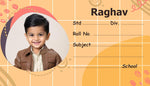 Gradient Abstract Personalized Name Slips