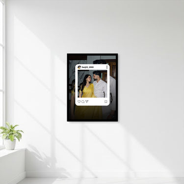Personalized Instagram Photo Frame (8×12 Inch) | Love Craft Gifts