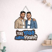 Personalized Friendship Cartoon Wall Hanger-9x12"