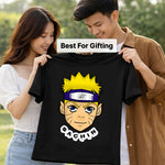 Personalized Ninja Anime Face Name T-Shirt for Kids – Custom Printed Black Tee | Love Craft Gifts